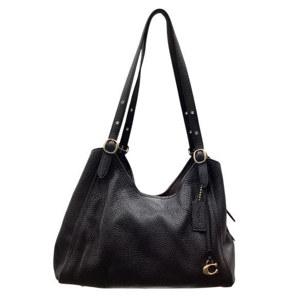 Coach Restored Lori Shoulder Bag in Black #C4824 - Picture 1 of 5